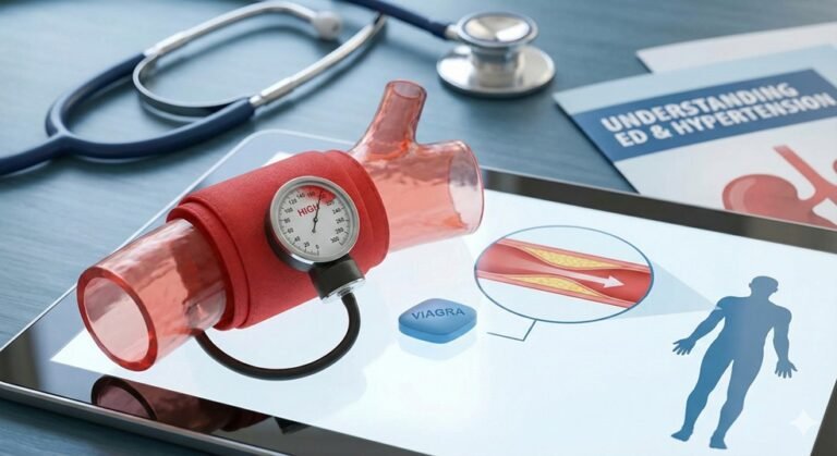 The Pressure Point: Navigating High Blood Pressure, ED, and the Role of Viagra ED and hypertension